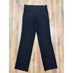 Danskin Black Leggings Women Small 4-6 Athletic Yoga Stretch Pants High Rise